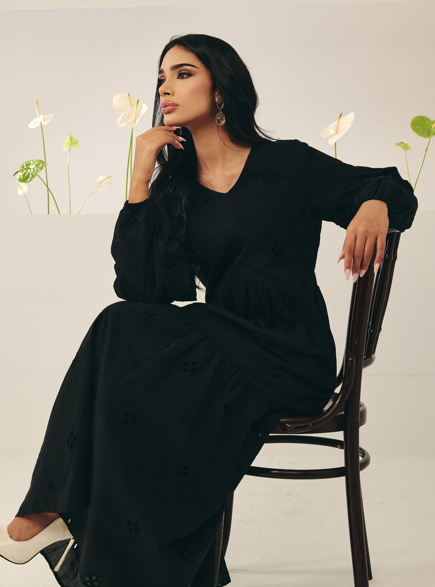 Clara Eyelet Princess Dress