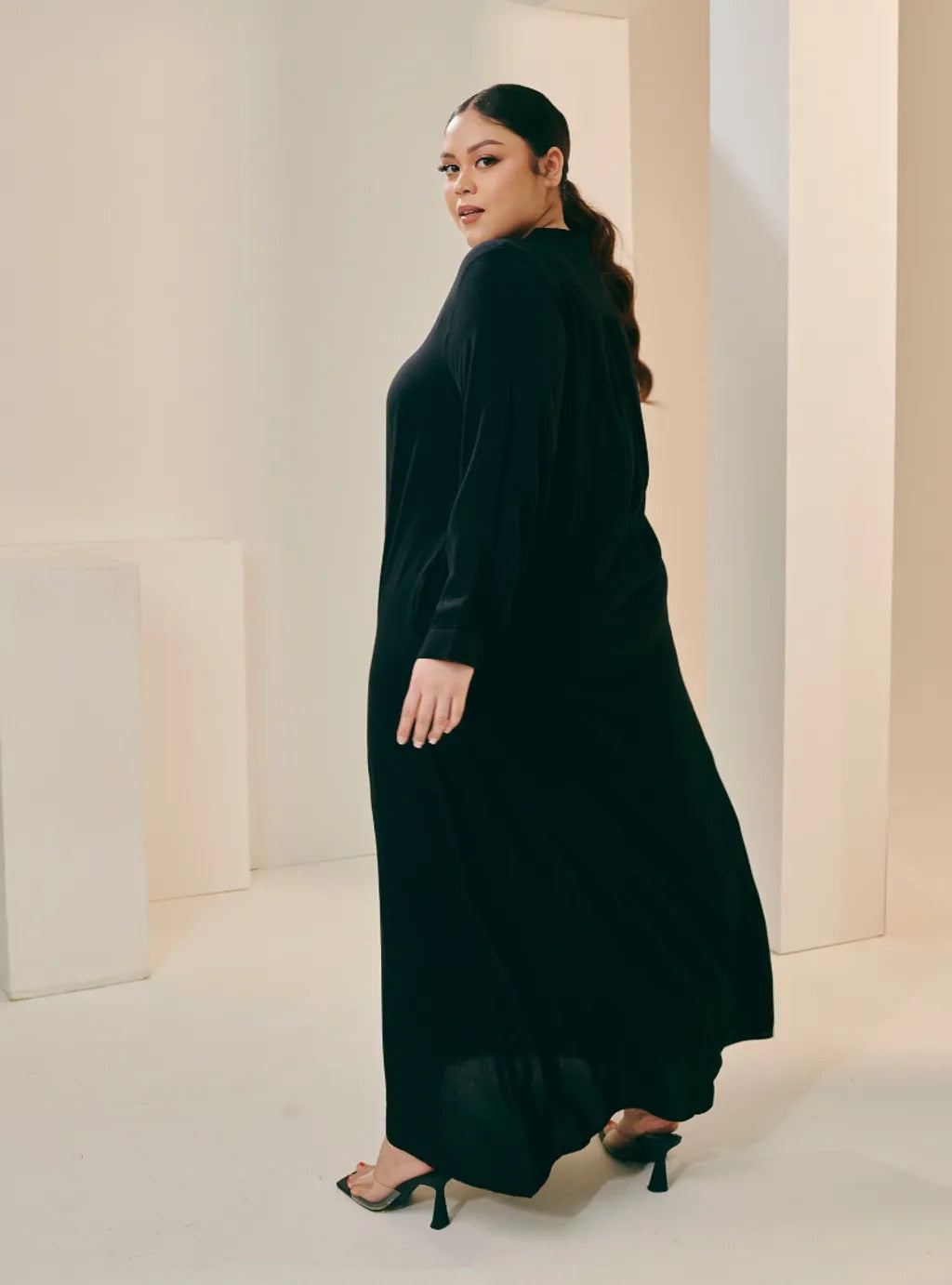 Selsae Mandarin Kaftan Dress