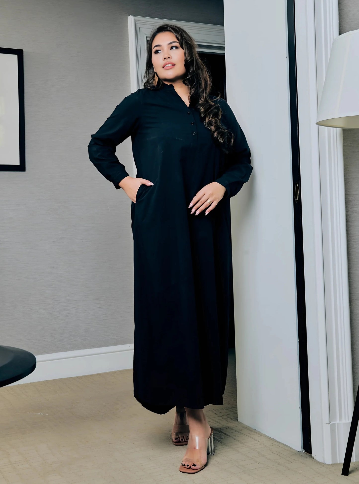 Zahra Longline Shirt Dress