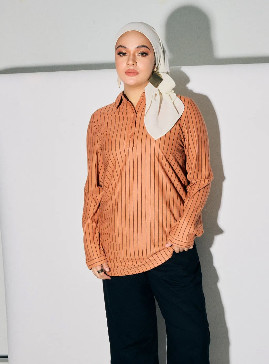 NEW Kemeja Striped Slim Fit Polo