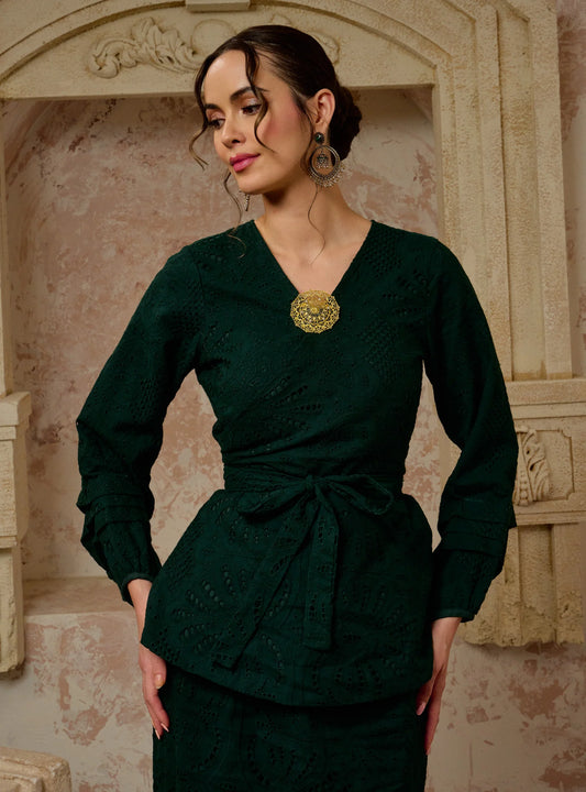 Setelan Seri Aishah Peplum Kurung