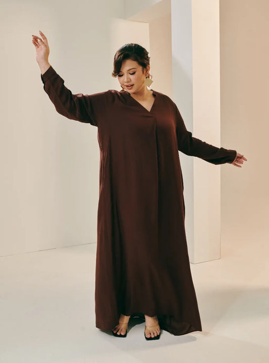 Selsae Mandarin Kaftan Dress