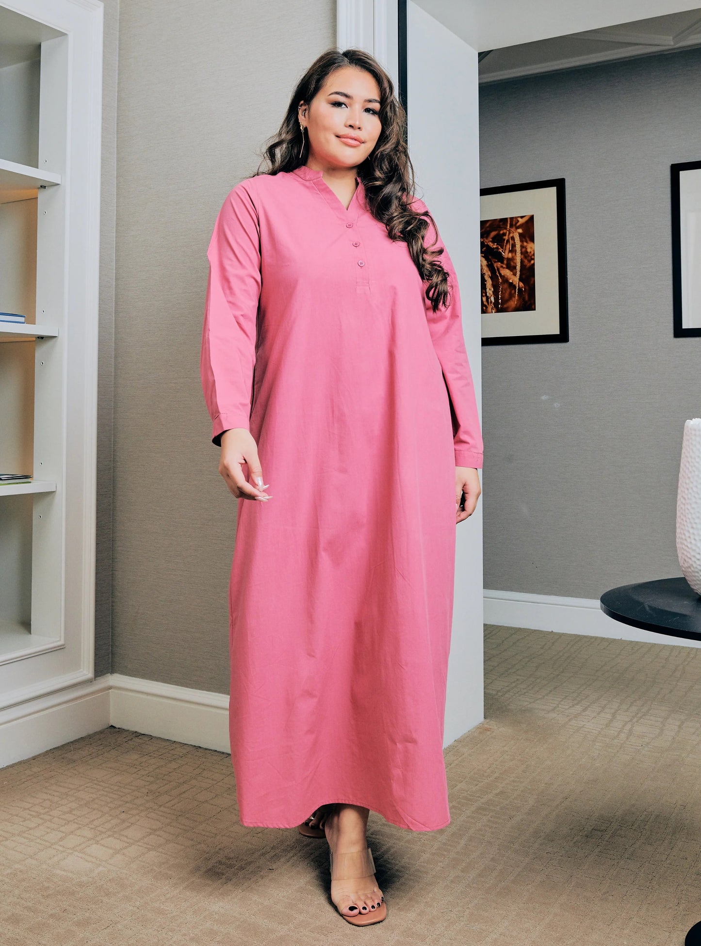 Zahra Longline Shirt Dress