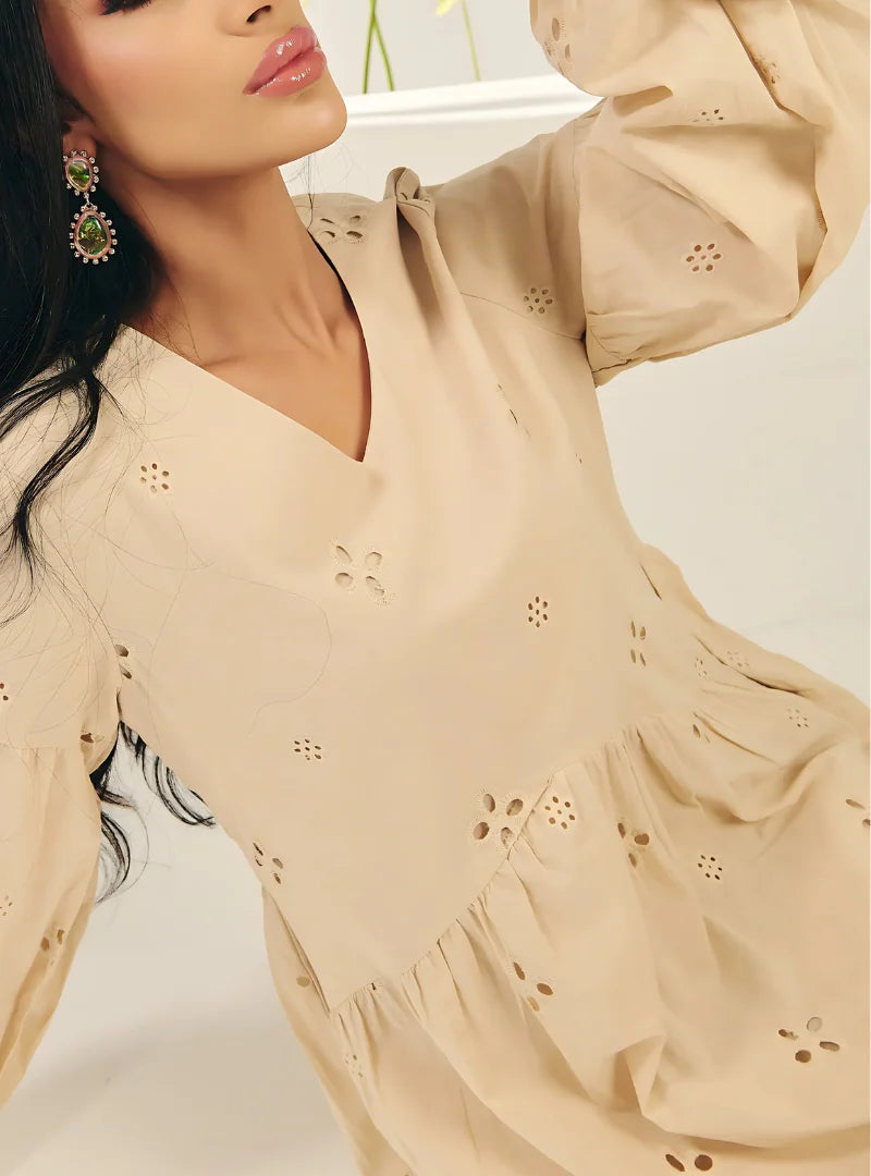 Clara Eyelet Princess Dress