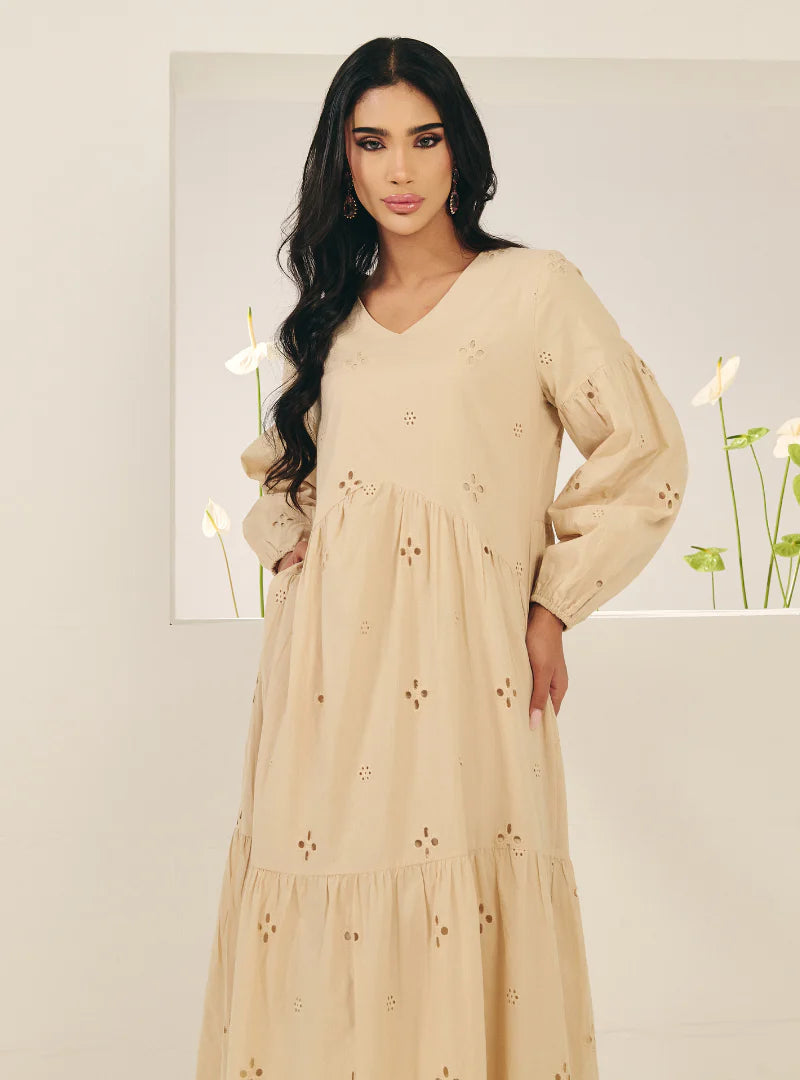 Clara Eyelet Princess Dress