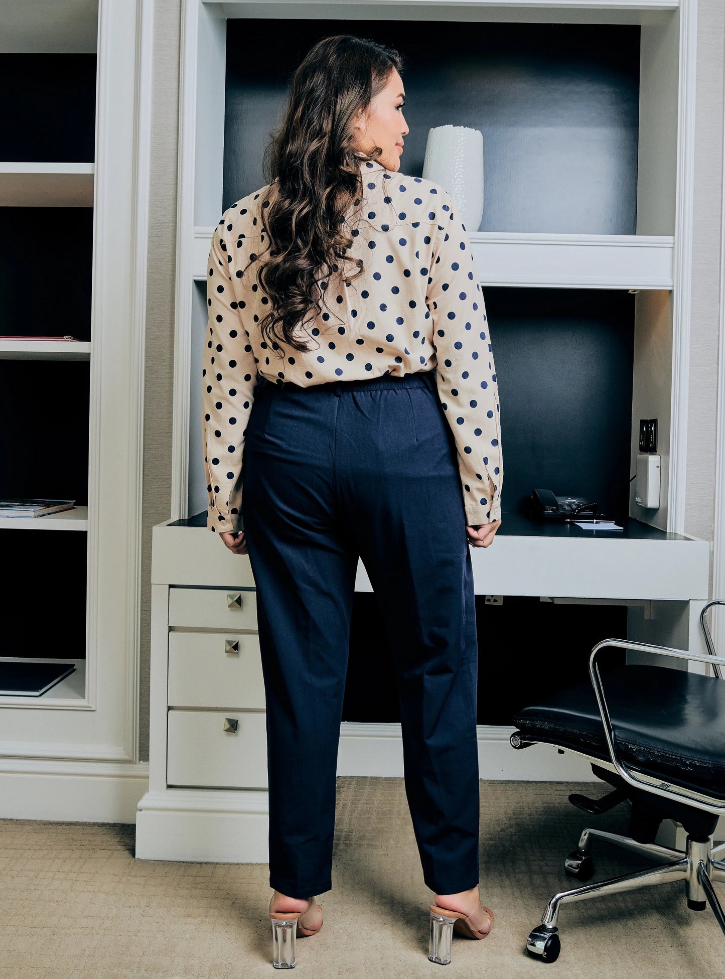 Kemeja Betty Dotted Shirt