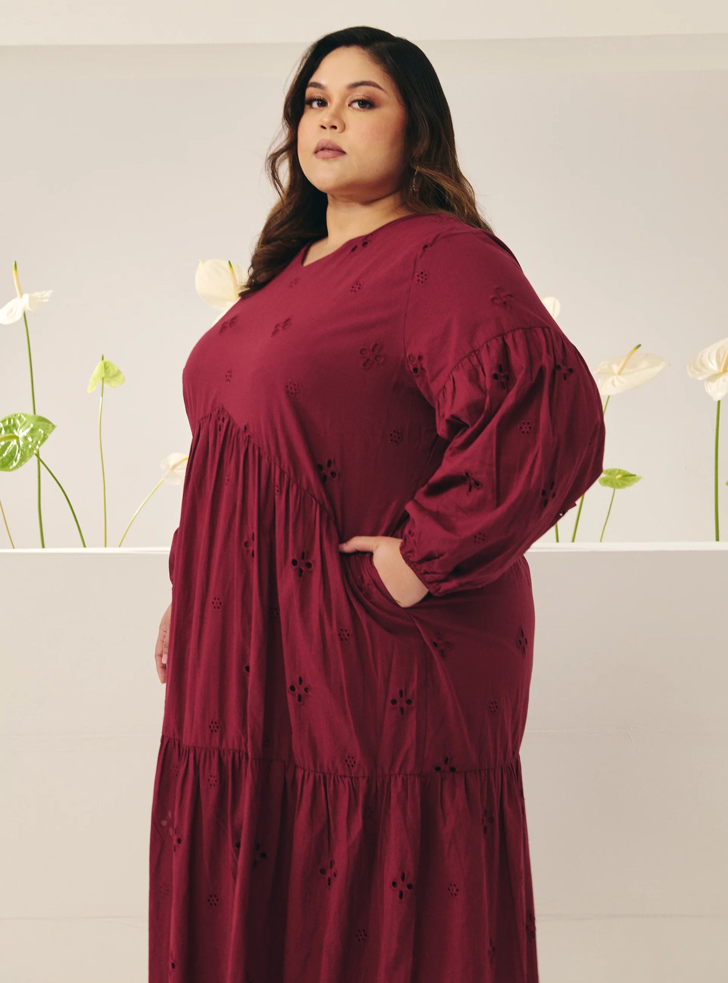 Clara Eyelet Princess Dress