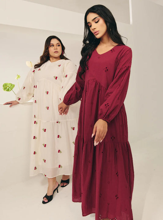 Clara Eyelet Princess Dress