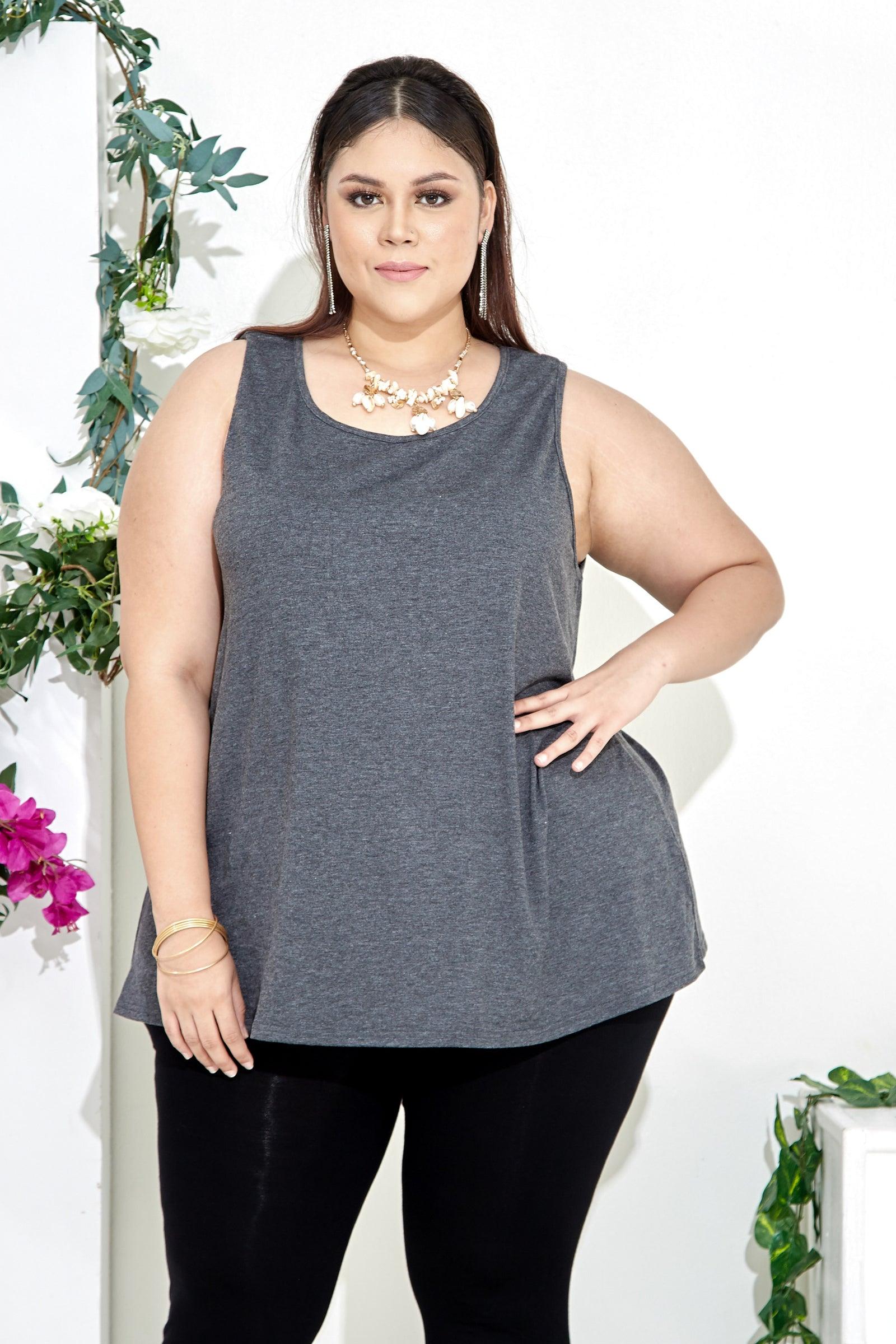 Curva Fabulous - At09 Ms Janna Tank Top - CURVA FABULOUS INDONESIA - kaos, tank top, tops - Shirts & Tops