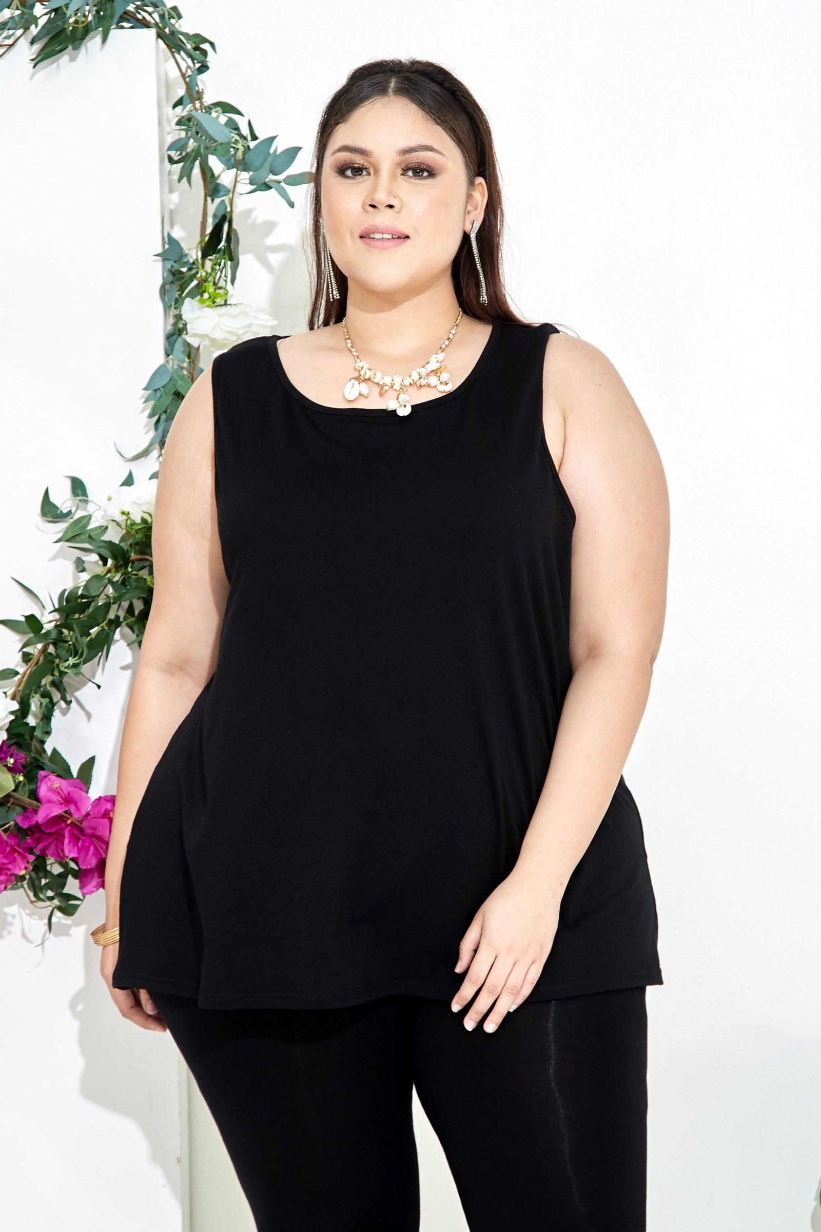 Curva Fabulous - At09 Ms Janna Tank Top - CURVA FABULOUS INDONESIA - kaos, tank top, tops - Shirts & Tops