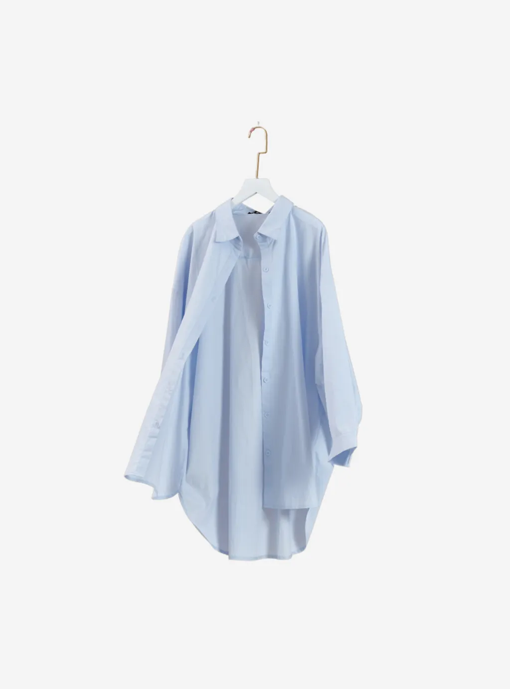 Curva Fabulous - Dropped Shoulder Oversized Shirt - The Bloo Series - CURVA FABULOUS INDONESIA - Shirts & Tops