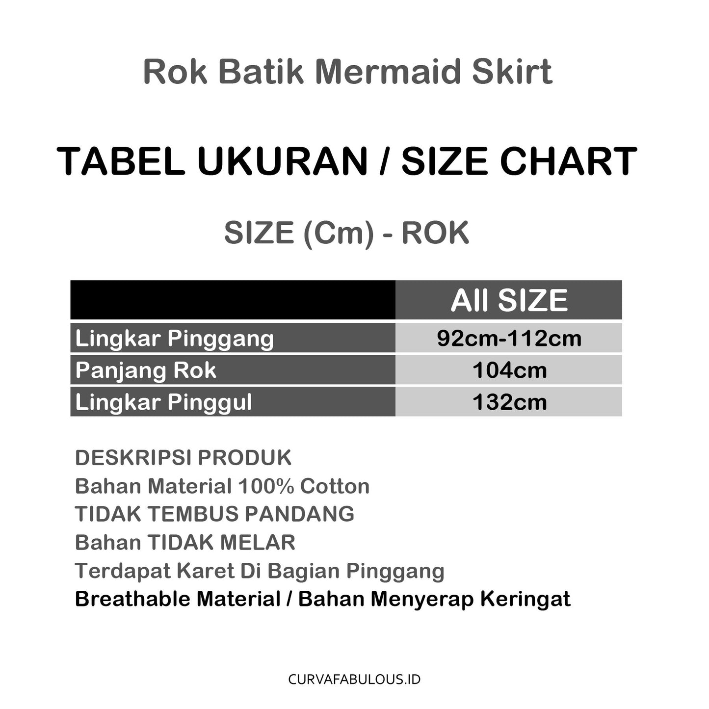 Batik Mermaid Skirt