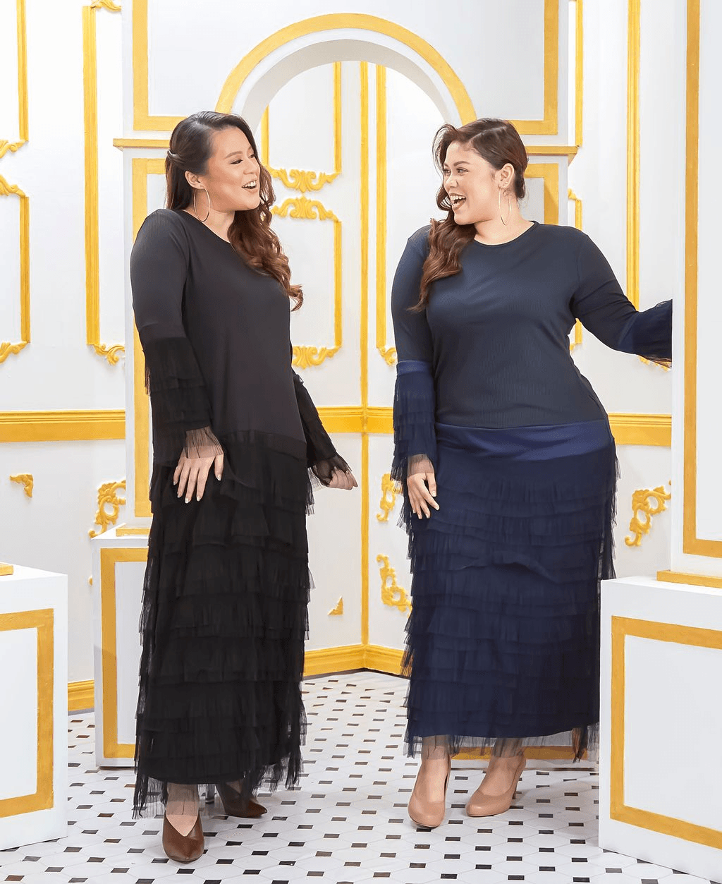 Curva Fabulous - Bellerina Tulle Layered Maxi Dress - CURVA FABULOUS INDONESIA - cotton, dress, knit, sale, tutu - Dresses