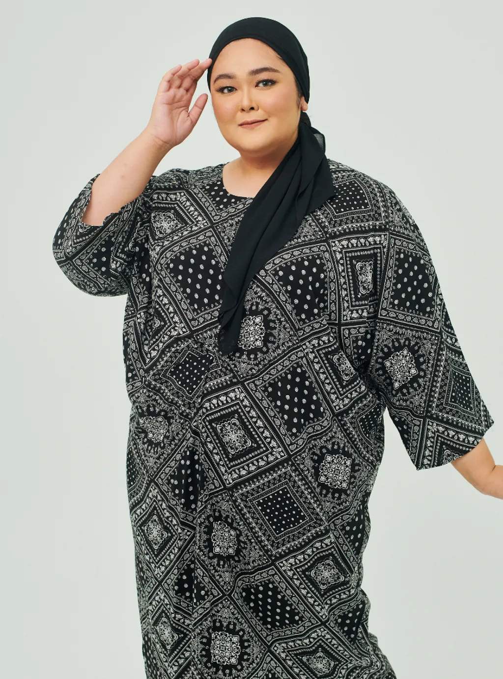 Kaftan Raya Essential Front Knot