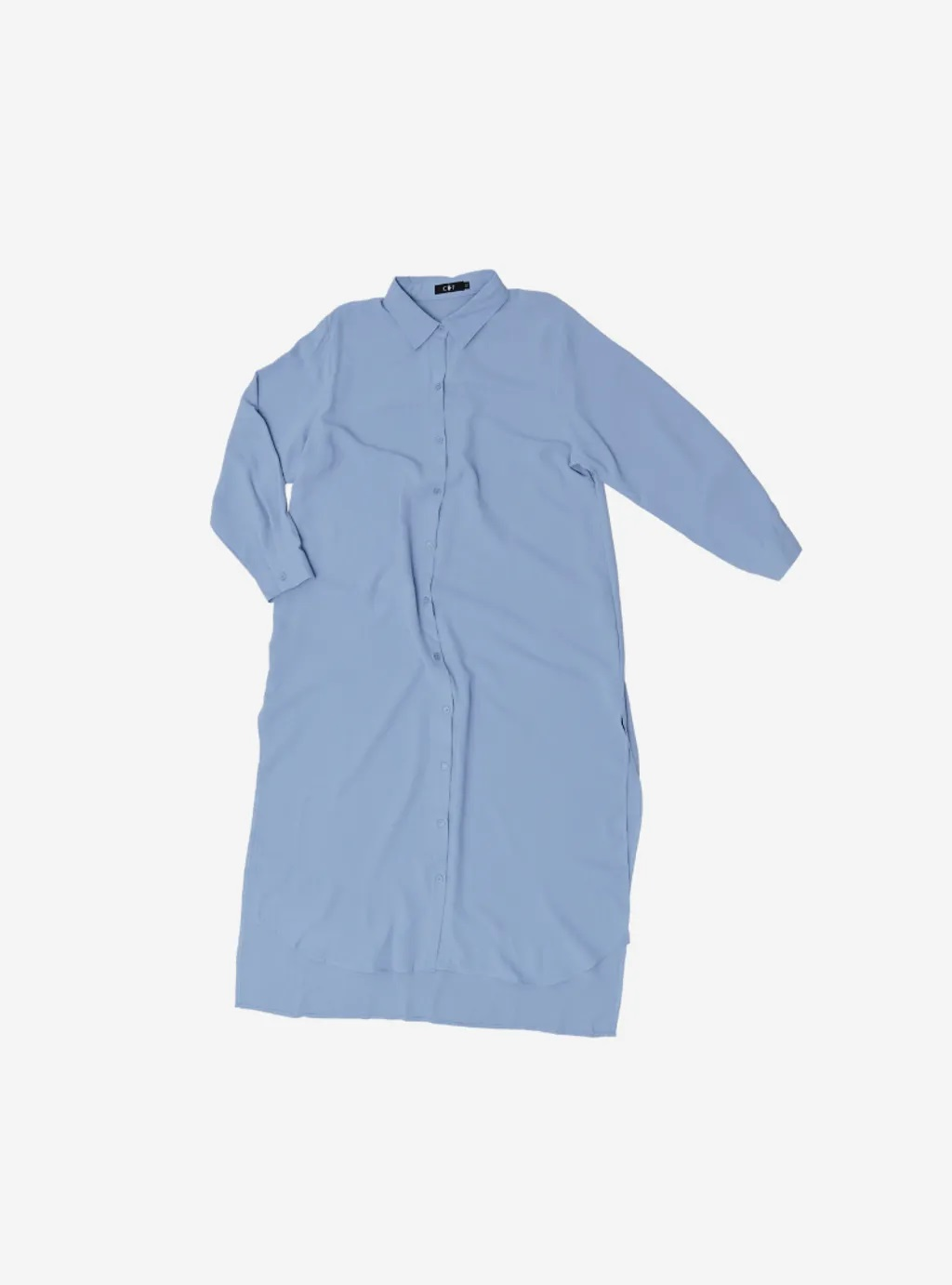Curva Fabulous - Oversized Shirt Dress - Bloo Palette Series - CURVA FABULOUS INDONESIA - Dresses