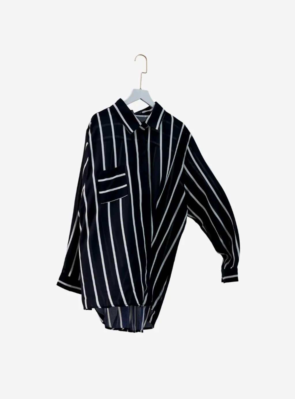 Curva Fabulous - Long Sleeve Striped Shirt - CURVA FABULOUS INDONESIA - Shirts & Tops