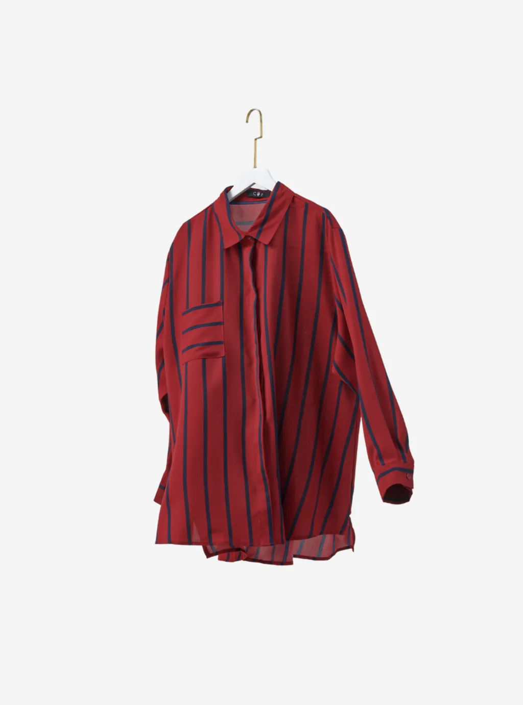 Curva Fabulous - Long Sleeve Striped Shirt - CURVA FABULOUS INDONESIA - Shirts & Tops
