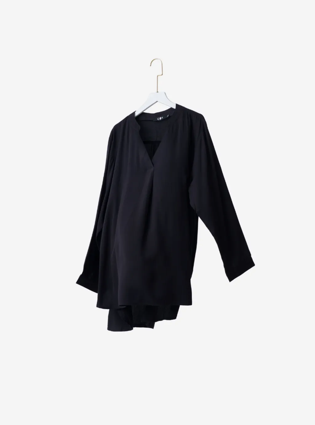 Curva Fabulous - Kemeja Mandarin Collar Shirt - Summer Series - CURVA FABULOUS INDONESIA - Shirts & Tops