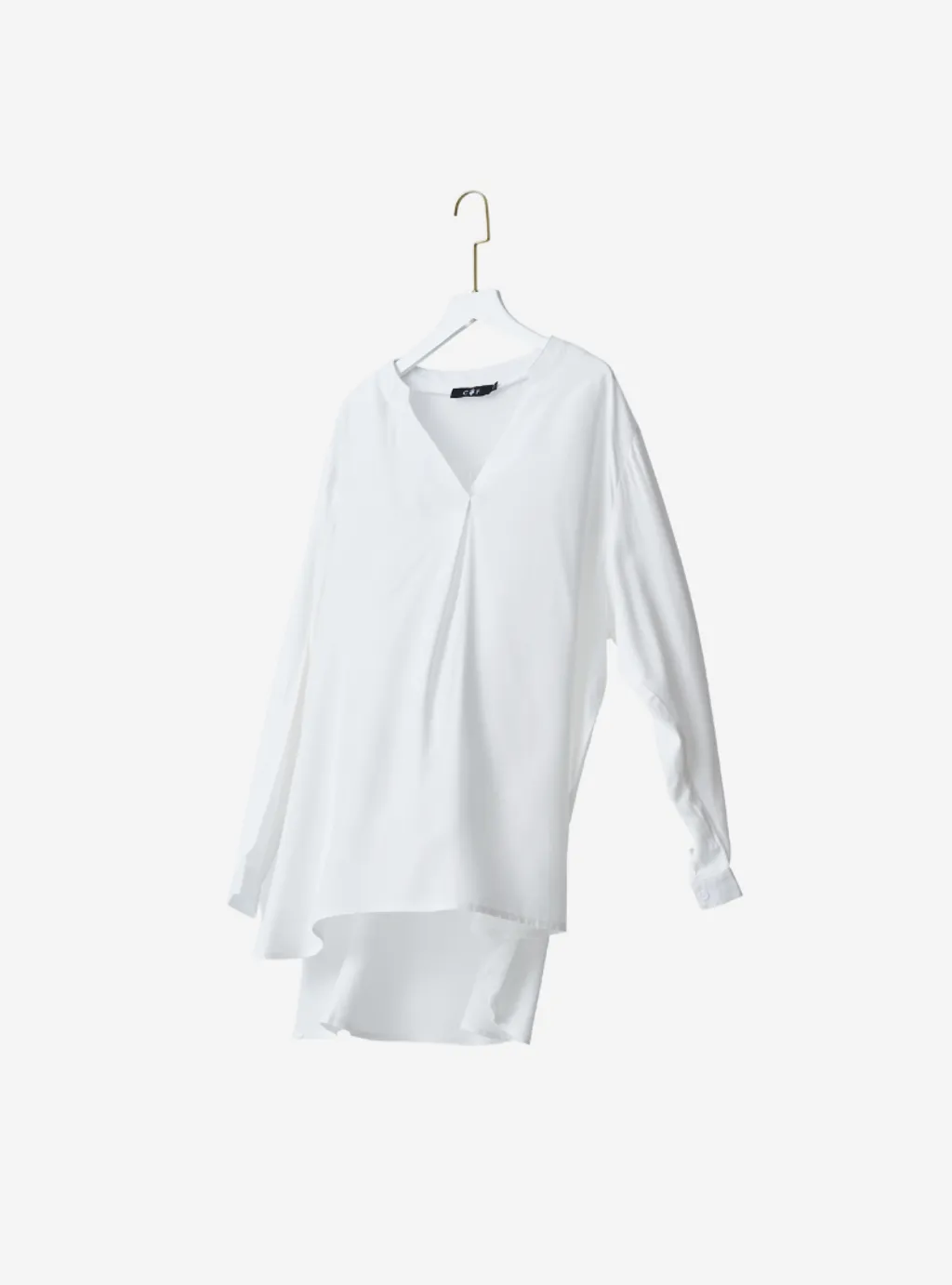 Curva Fabulous - Kemeja Mandarin Collar Shirt - Summer Series - CURVA FABULOUS INDONESIA - Shirts & Tops