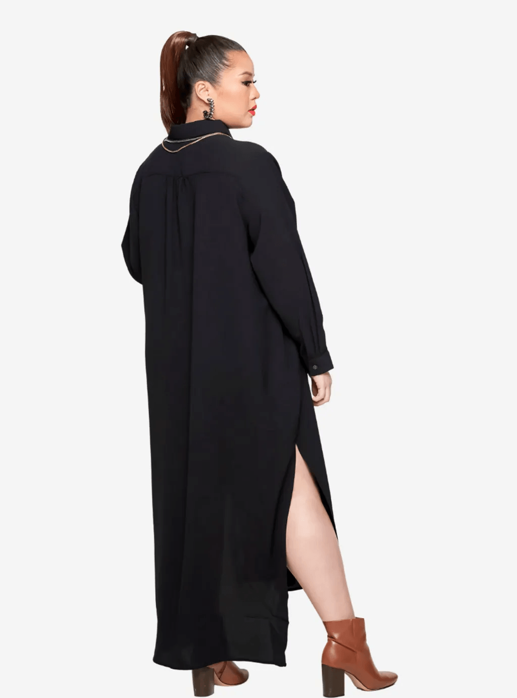 Curva Fabulous - Curva Oversized Shirt Dress - Jade Palette Series - CURVA FABULOUS INDONESIA - casual, dress, formal, green, shirt dress, Viscose, work wear - Dresses