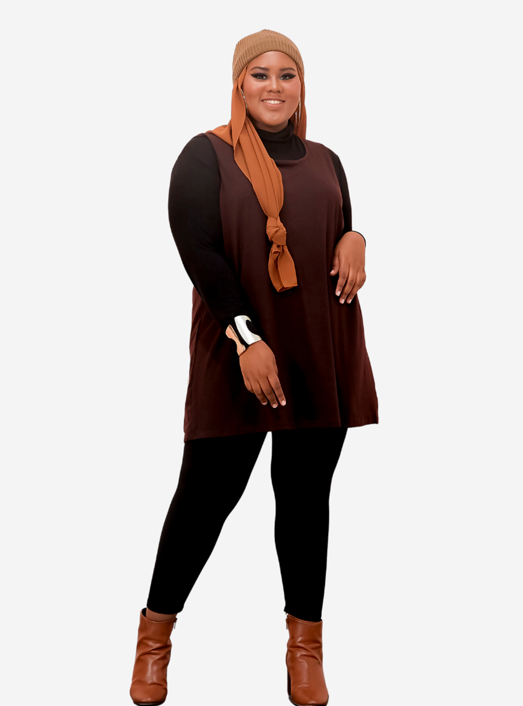 Curva Fabulous - Long Tank Top - At11 - CURVA FABULOUS INDONESIA - Shirts & Tops