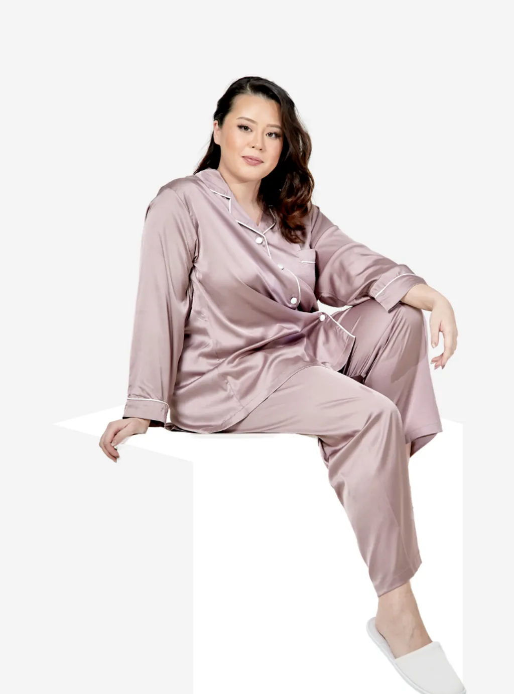 Curva Fabulous - Premium Satin Pyjamas - Dream Catcher Series - CURVA FABULOUS INDONESIA - Pajamas