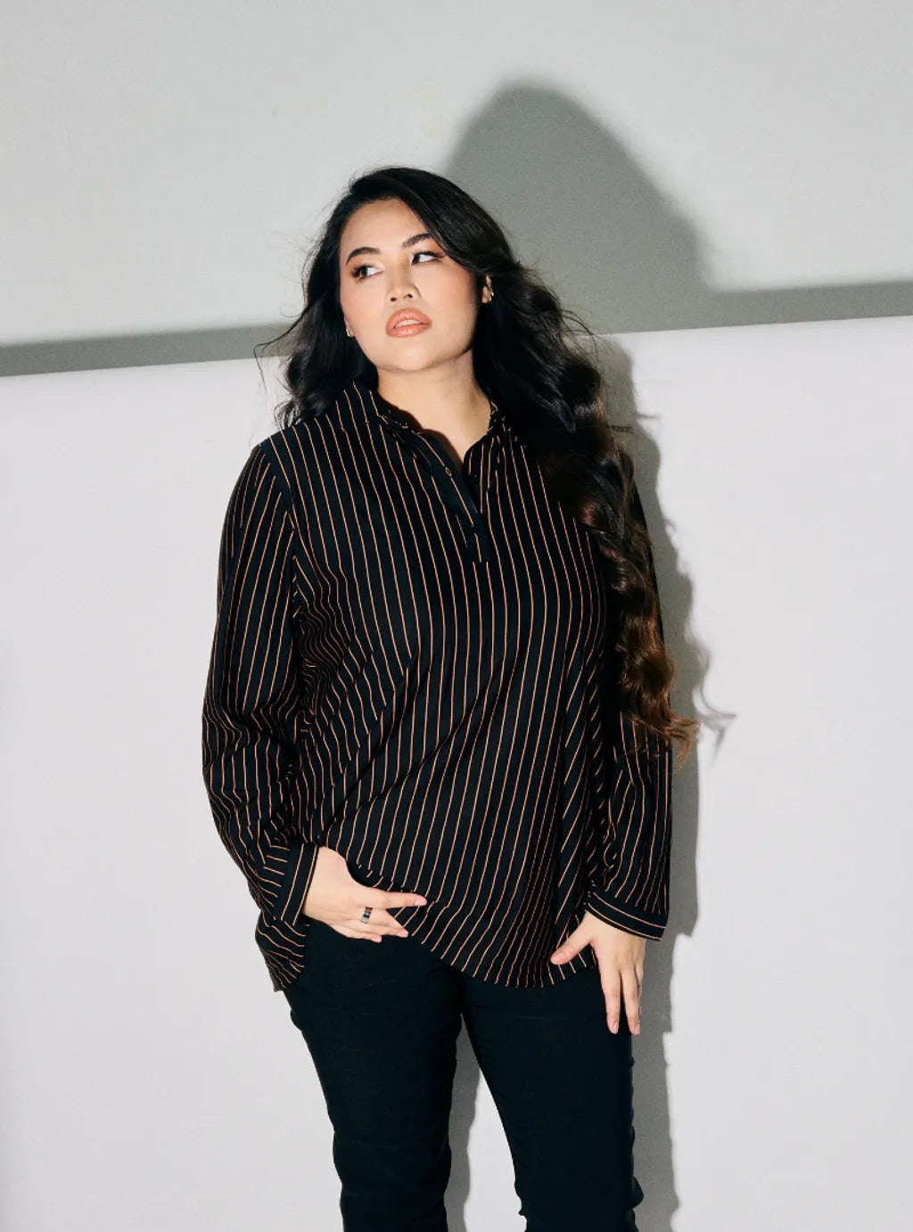 NEW Kemeja Striped Slim Fit Polo