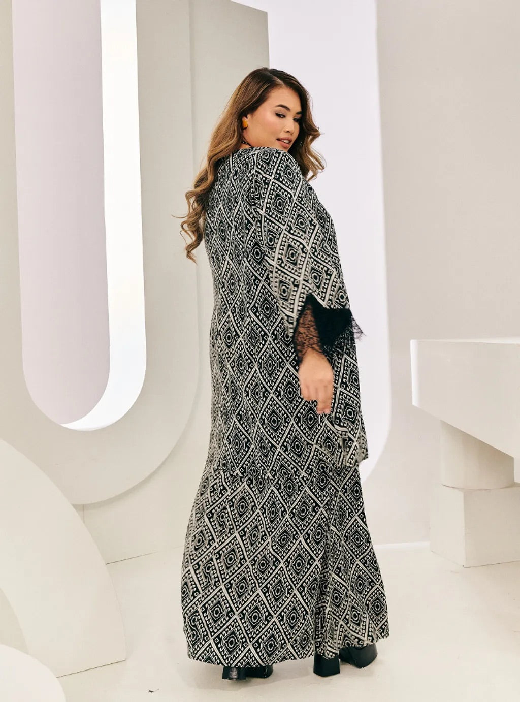 Tun Rokiah Printed Kurung Pahang