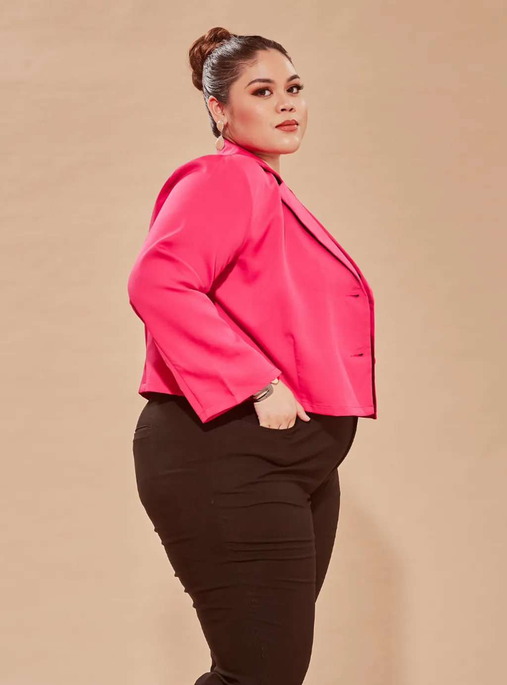 Curva Fabulous - Short Blazer - Pink Series - CURVA FABULOUS INDONESIA - Shirts & Tops