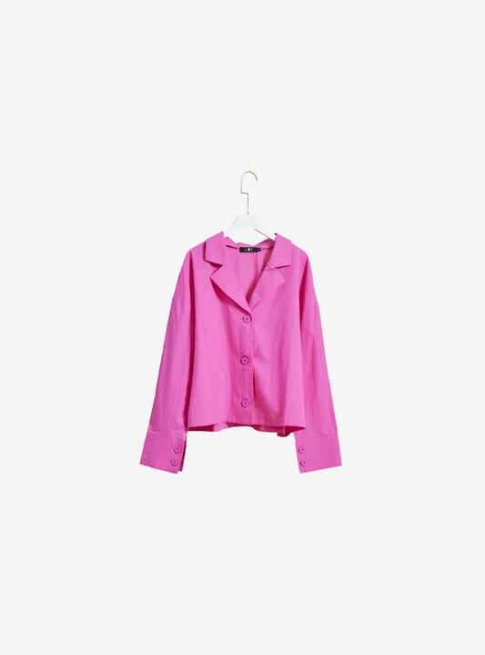 Kemeja Cropped Shirt - Pink Series