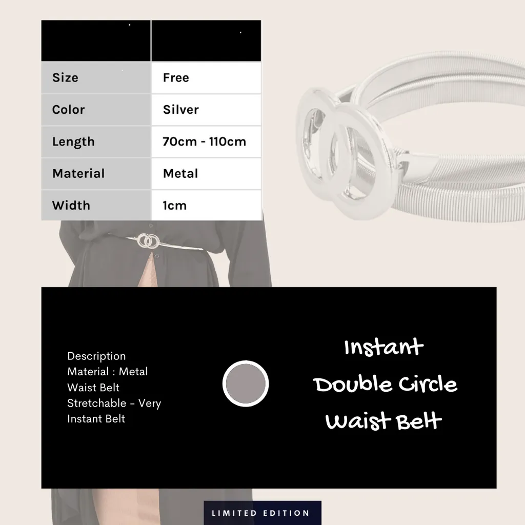 Instant Ribbon Bow Waist Belt