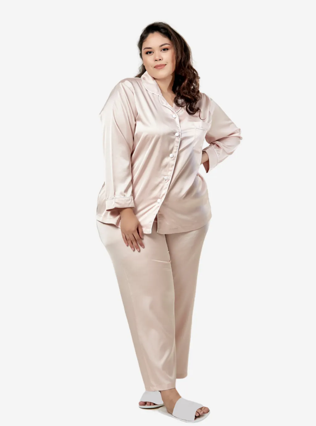 Curva Fabulous - Premium Satin Pyjamas - Dream Catcher Series - CURVA FABULOUS INDONESIA - Pajamas