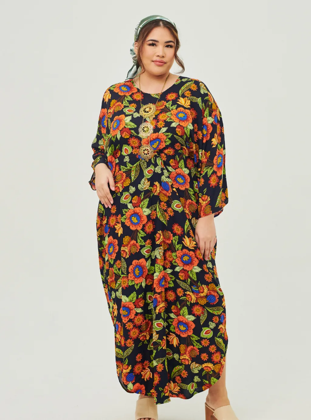 Kaftan Raya Essential Front Knot