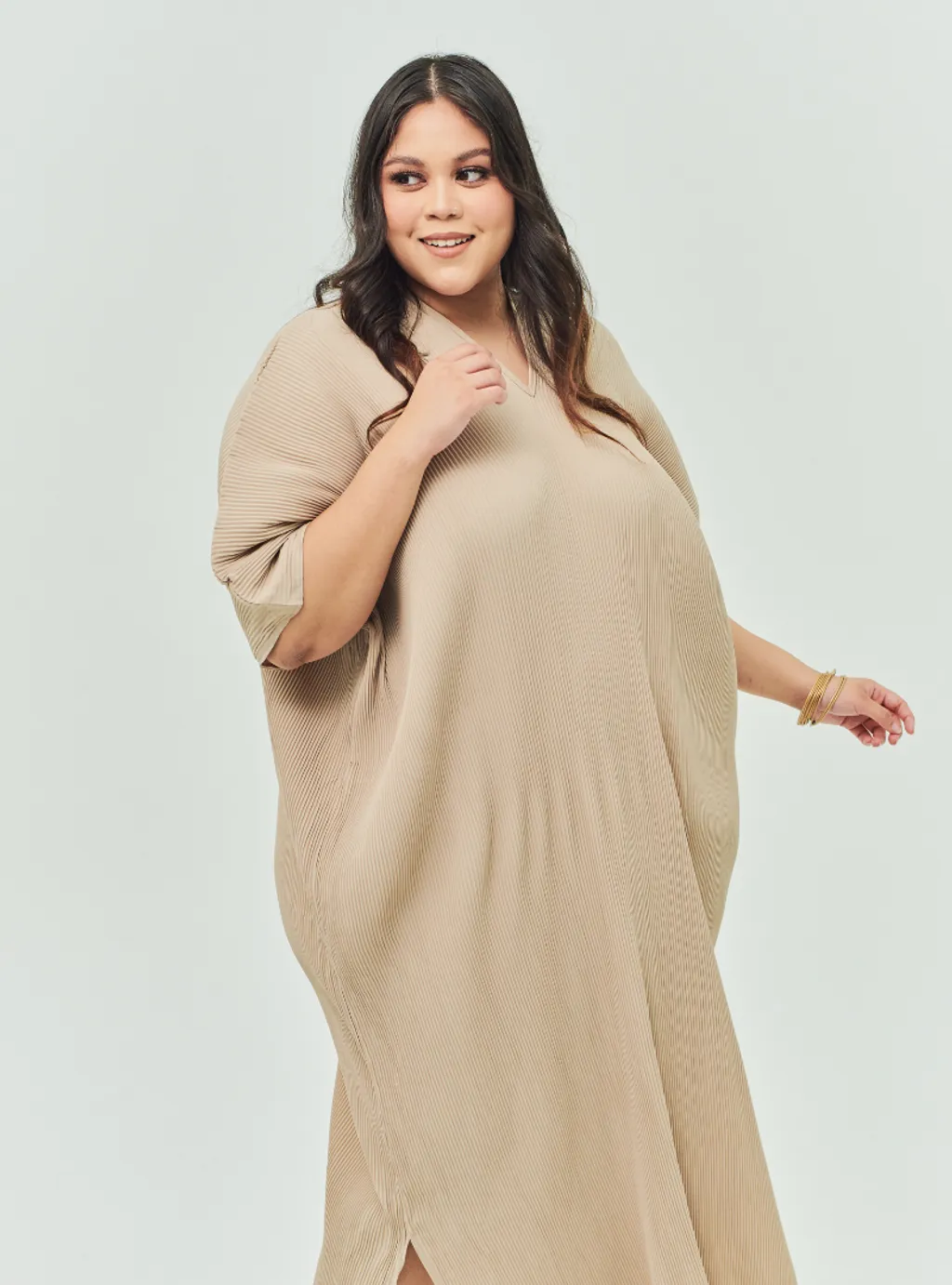 Signature Pleated Kaftan