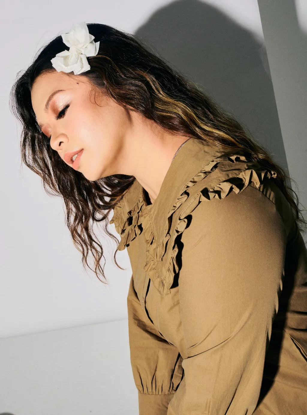 Marsya Cotton Long Sleeve Dress