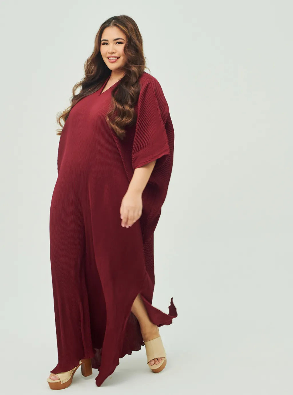 Signature Pleated Kaftan