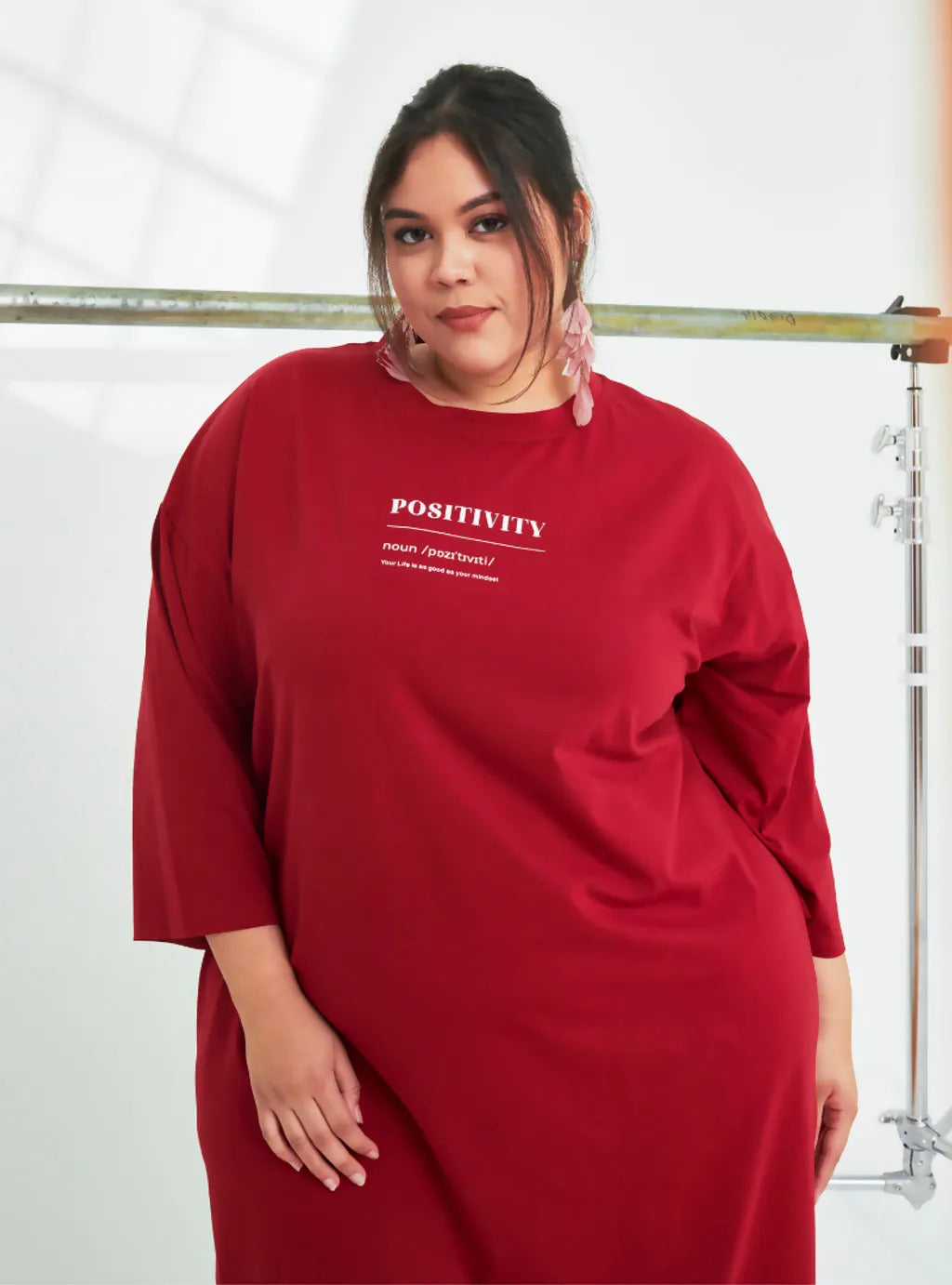 Smooth Cotton T Shirt Dress