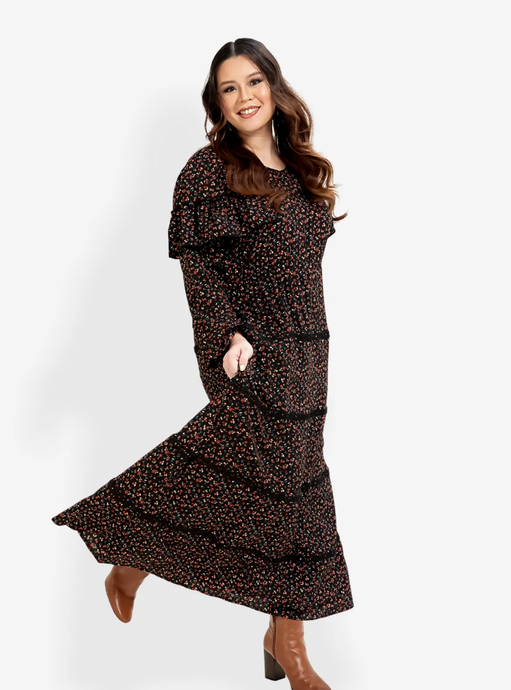 Curva Fabulous - Ms Anna Bohemian Dress - CURVA FABULOUS INDONESIA - Dresses