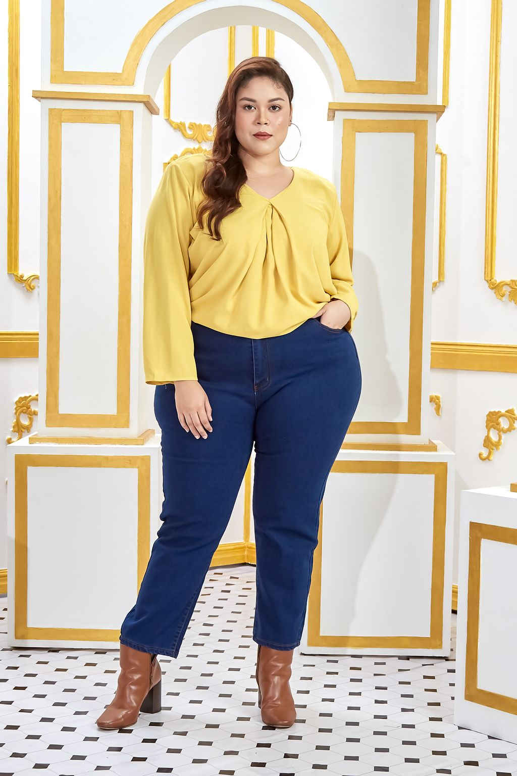 Curva Fabulous - Ms Astrid Slim Fit Basic Jeans - CURVA FABULOUS INDONESIA - Pants