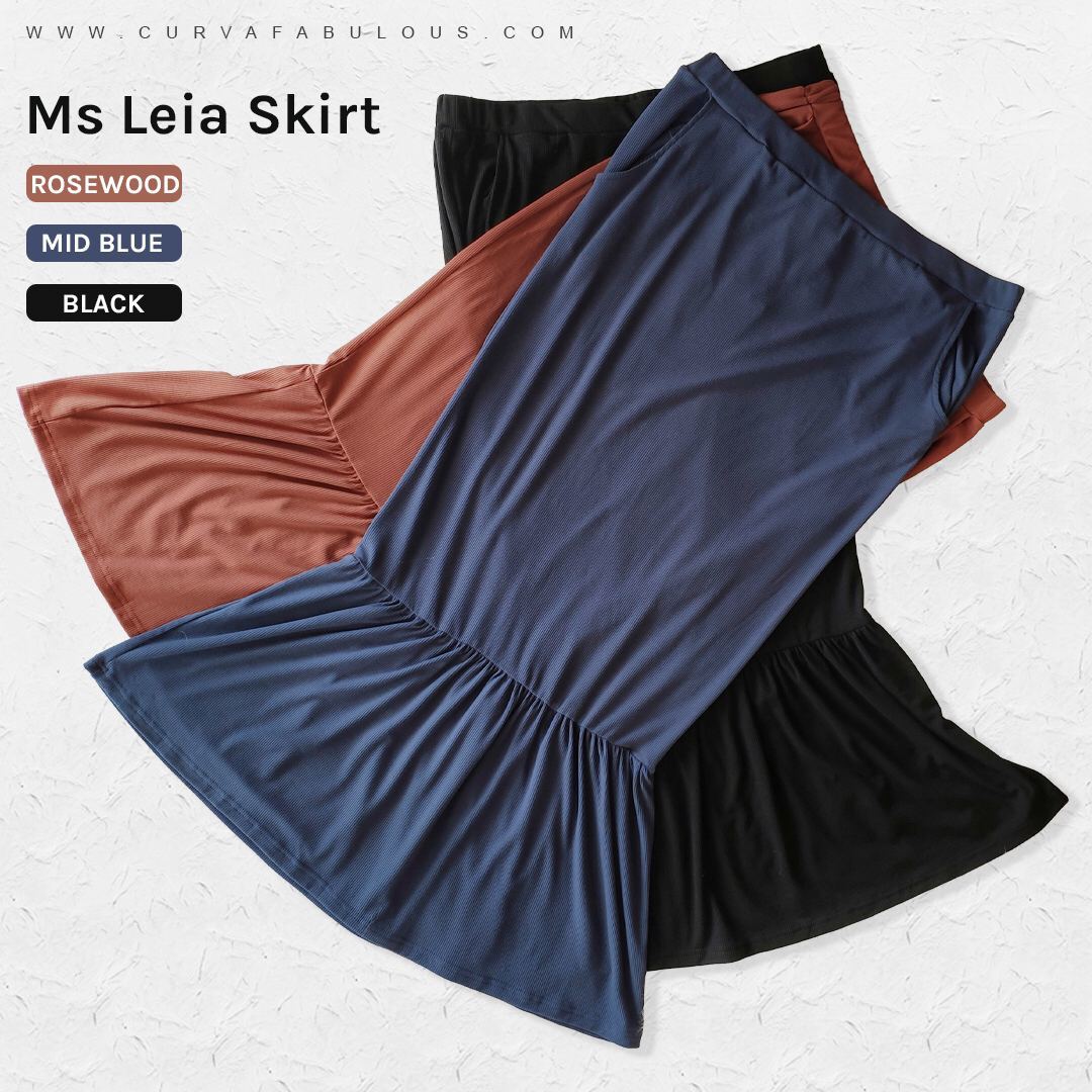 Curva Fabulous - Ms Leia Ruffles Skirt - Fish Tail Series - CURVA FABULOUS INDONESIA - Long Skirts