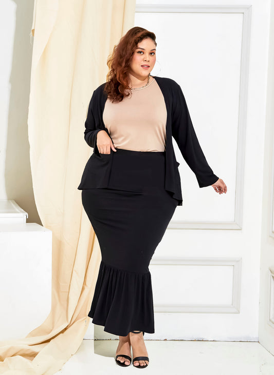 Curva Fabulous - Ms Leia Ruffles Skirt - Fish Tail Series - CURVA FABULOUS INDONESIA - Long Skirts