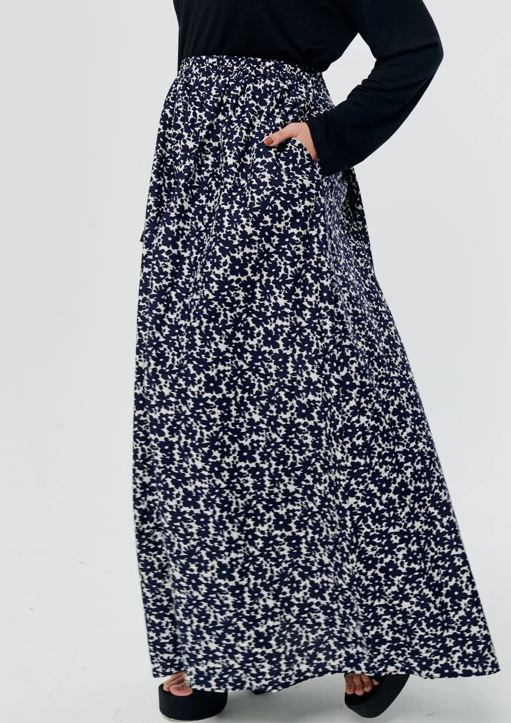 English Cotton Maxi Skirt