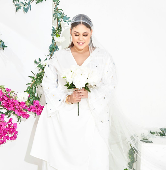 Curva Fabulous - Nelisa Organdy Wrap Kurung Set - CURVA FABULOUS INDONESIA - Outfit Sets