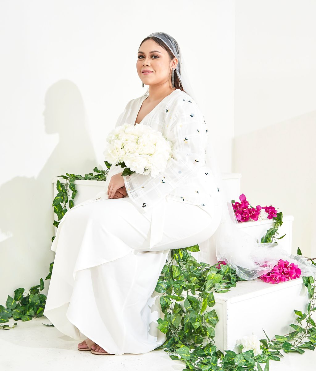 Curva Fabulous - Nelisa Organdy Wrap Kurung Set - CURVA FABULOUS INDONESIA - Outfit Sets