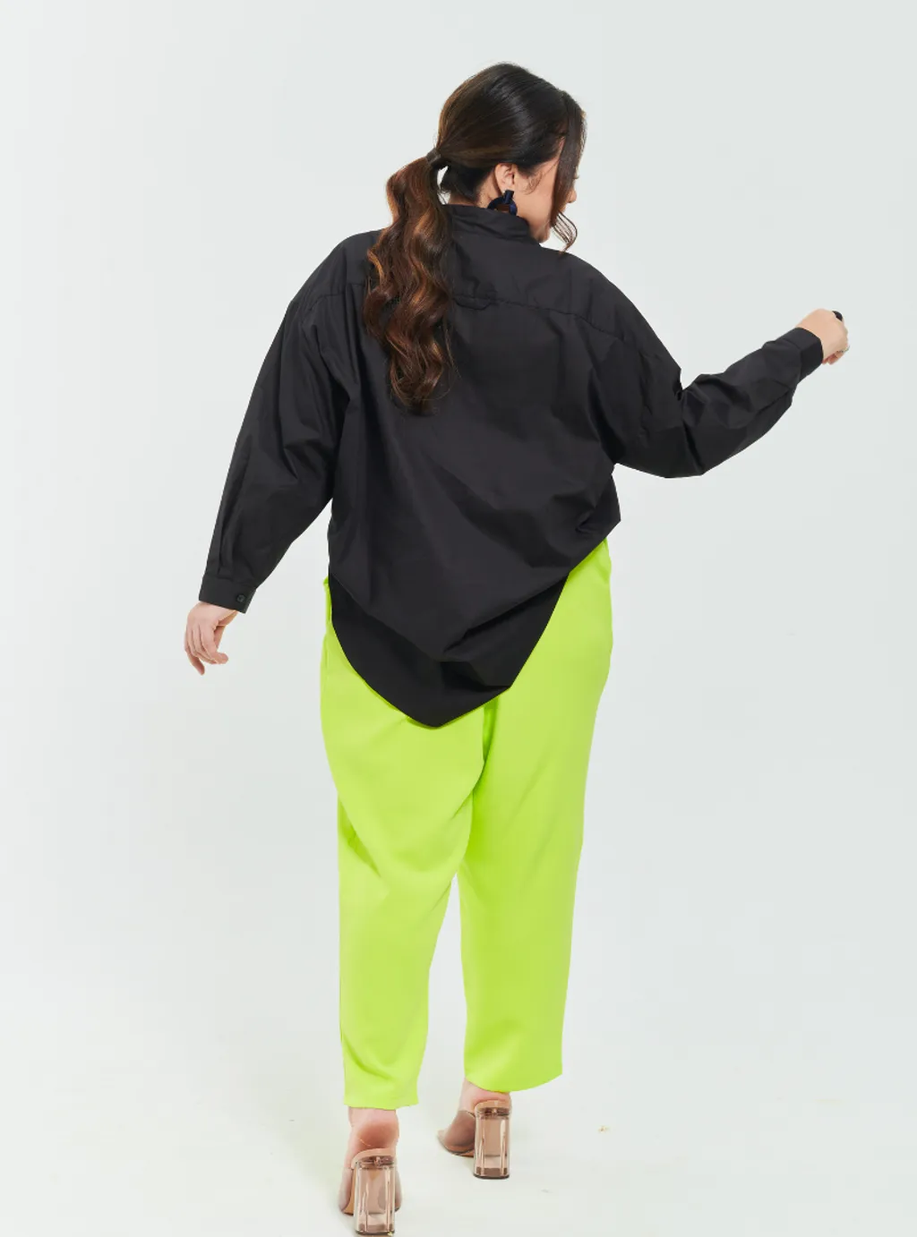 Skinny Tuxedo Pants - Green Palette