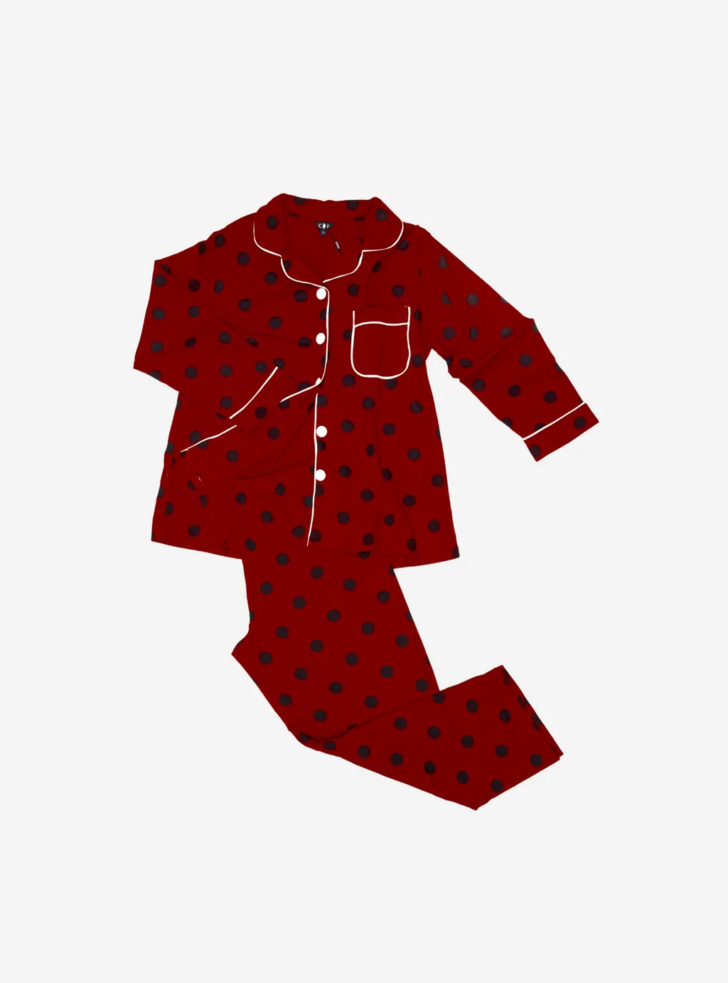 Curva Fabulous - Polka Dotted Premium Cotton Pyjamas - CURVA FABULOUS INDONESIA - Pajamas