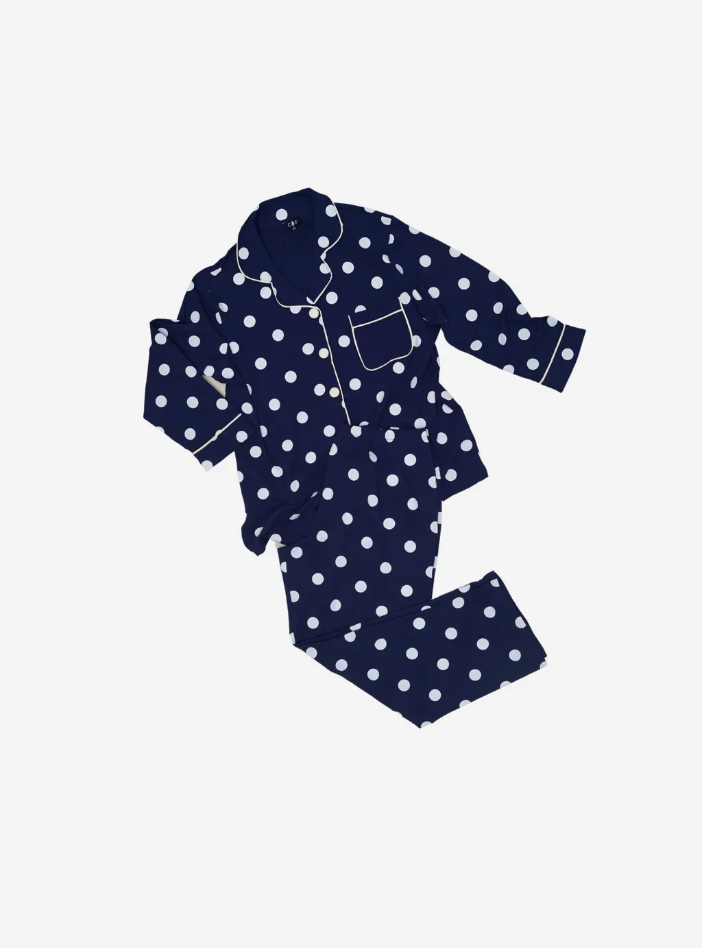 Curva Fabulous - Polka Dotted Premium Cotton Pyjamas - CURVA FABULOUS INDONESIA - Pajamas