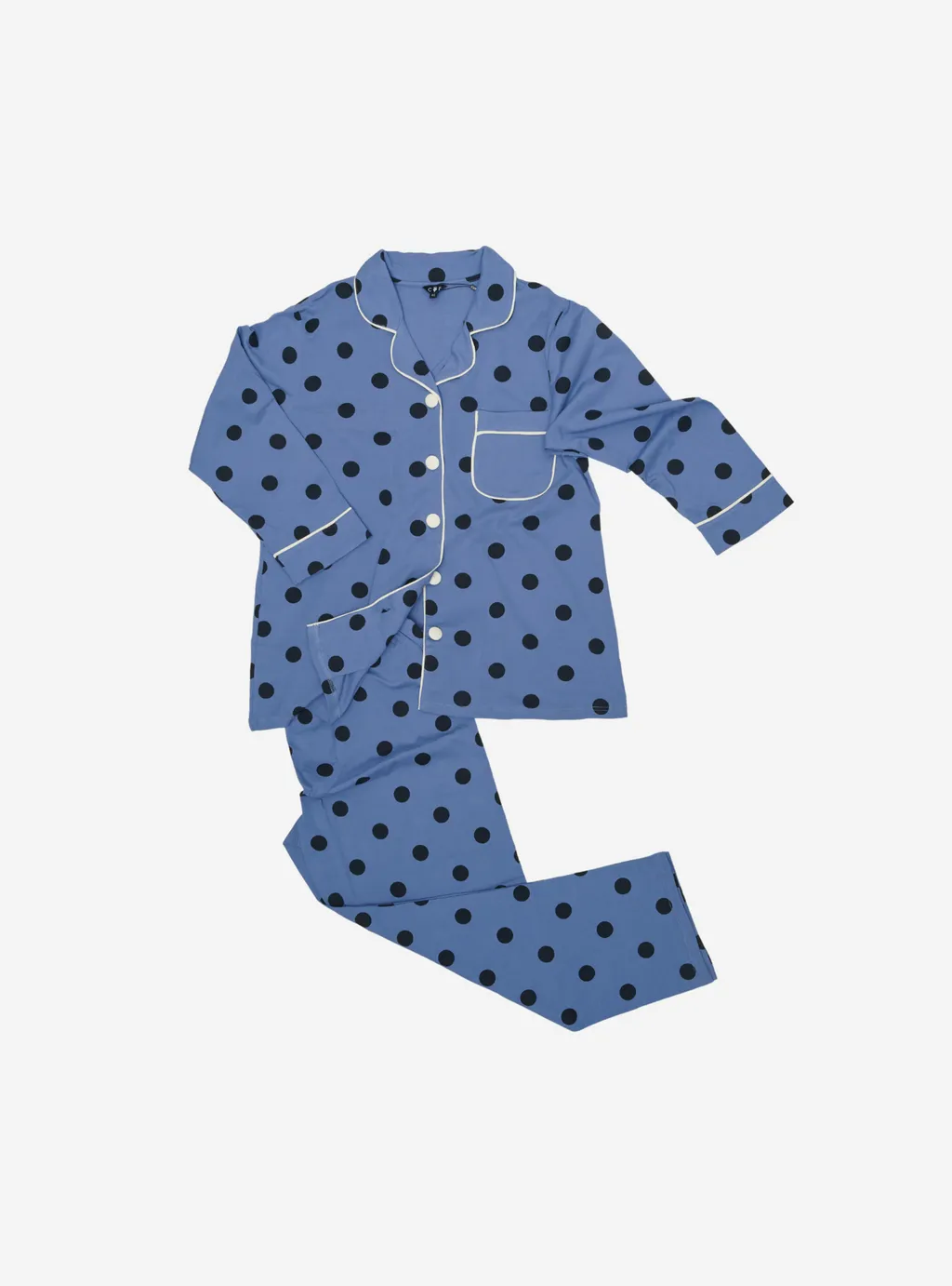 Curva Fabulous - Polka Dotted Premium Cotton Pyjamas - CURVA FABULOUS INDONESIA - Pajamas