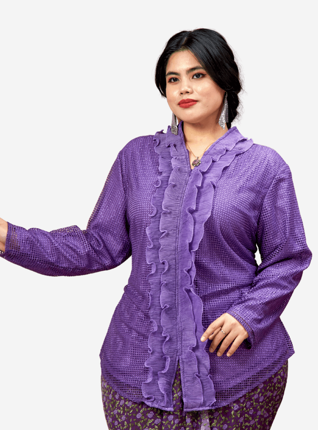 Curva Fabulous - Atasan Pop Yeh Yeh Top - CURVA FABULOUS INDONESIA - kebaya, kurung, shirt, tops - Shirts & Tops