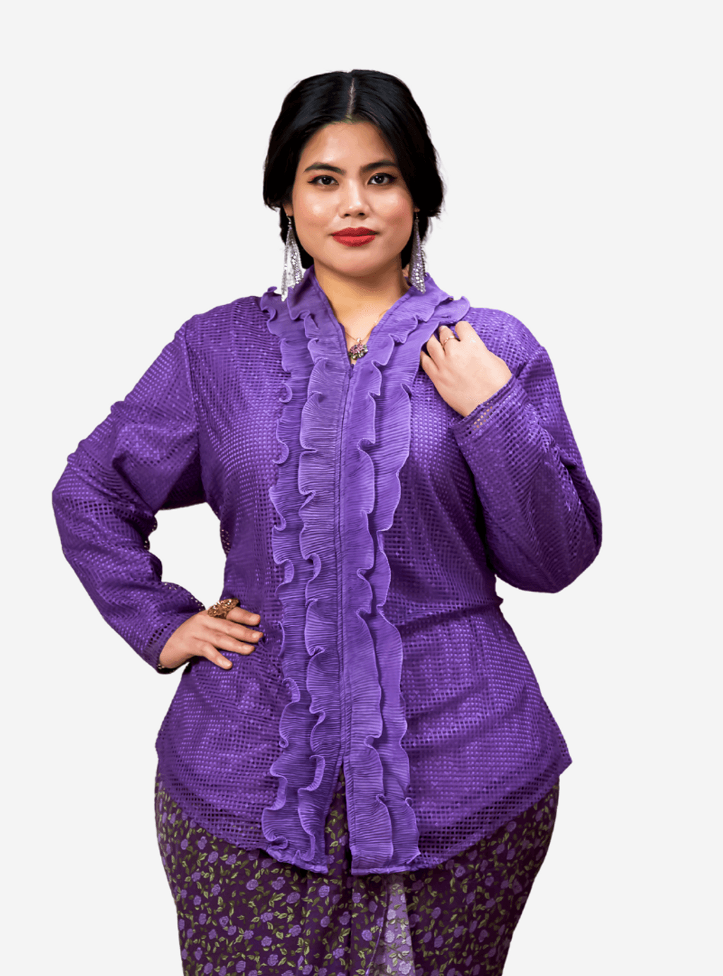 Curva Fabulous - Atasan Pop Yeh Yeh Top - CURVA FABULOUS INDONESIA - kebaya, kurung, shirt, tops - Shirts & Tops